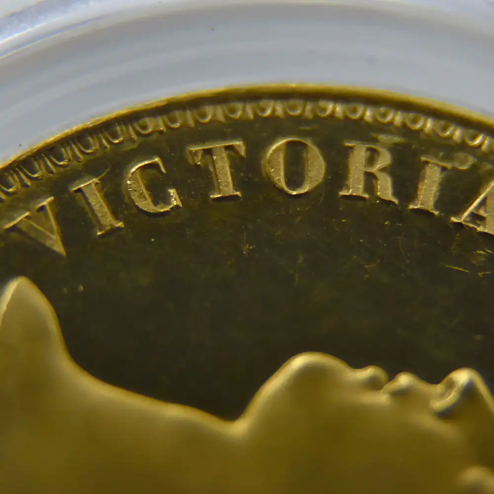 アンティークコインs15：2155 1839 ヴィクトリア女王 ウナ＆ライオン 5ポンド金貨 PCGS PR63DC【R2】