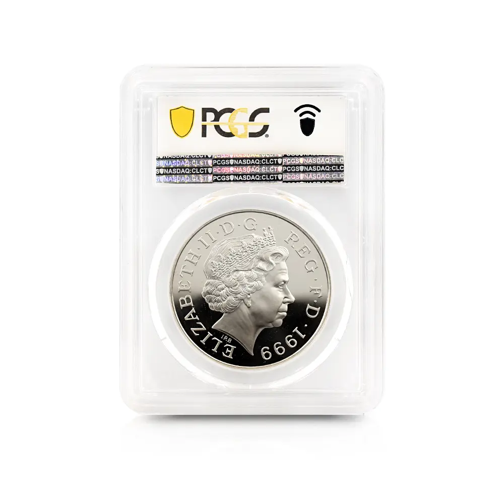 モダンコイン5:6403 1999 エリザベス2世 ダイアナ妃追悼記念 5ポンド白銅貨 PCGS PR69DC S-L6