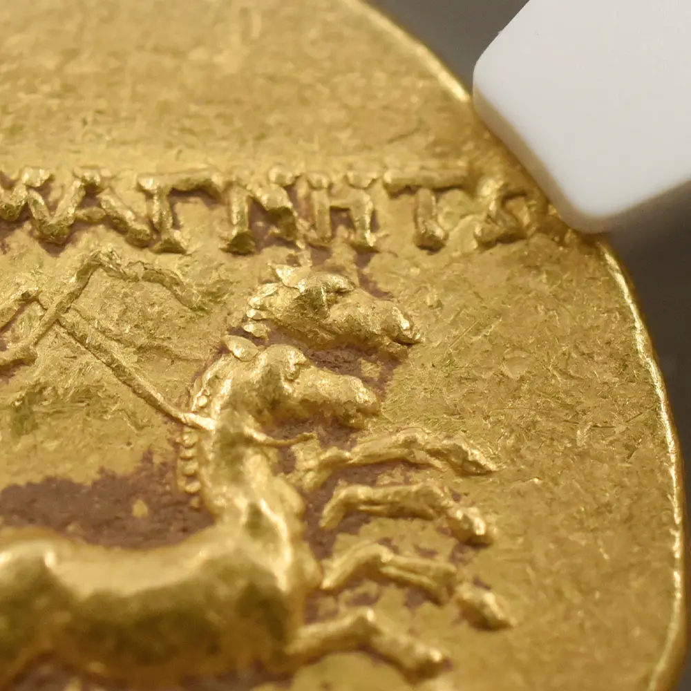 古代コイン12：5039 古代ギリシア イオニア マグネシア 紀元前2世紀中頃 アルテミス スタテル 金貨 NGC AU Strike: 4/5 Surface: 3/5