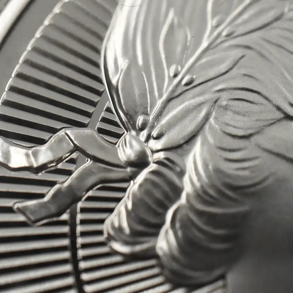 モダンコイン7:6201 2026 チャールズ3世 エリザベス2世のコイン肖像シリーズ 第一弾 ヤングヤングエリザベス 5ポンドプルーフ銀貨 未鑑定 箱付き