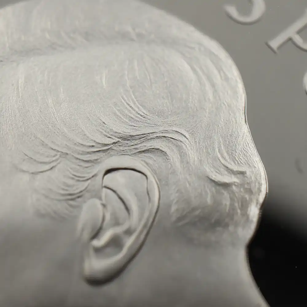 モダンコイン10:6201 2026 チャールズ3世 エリザベス2世のコイン肖像シリーズ 第一弾 ヤングヤングエリザベス 5ポンドプルーフ銀貨 未鑑定 箱付き