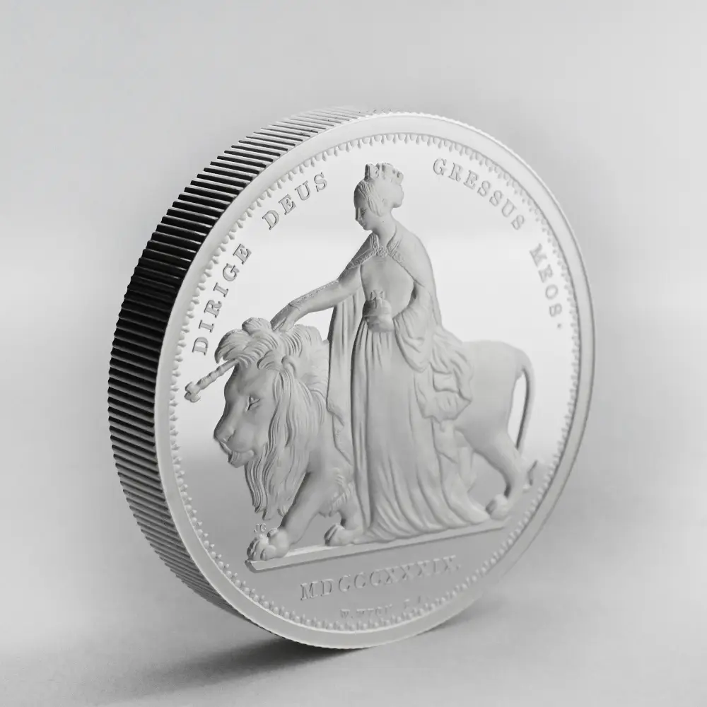 モダンコイン12:6391 オルダニー島 2025 チャールズ3世 ウナ&ライオン ウルトラハイレリーフ 5オンスプルーフ銀貨 発行即日鑑定品 NGC PF70UC 箱付き【ご予約承り品】納期約1~2か月