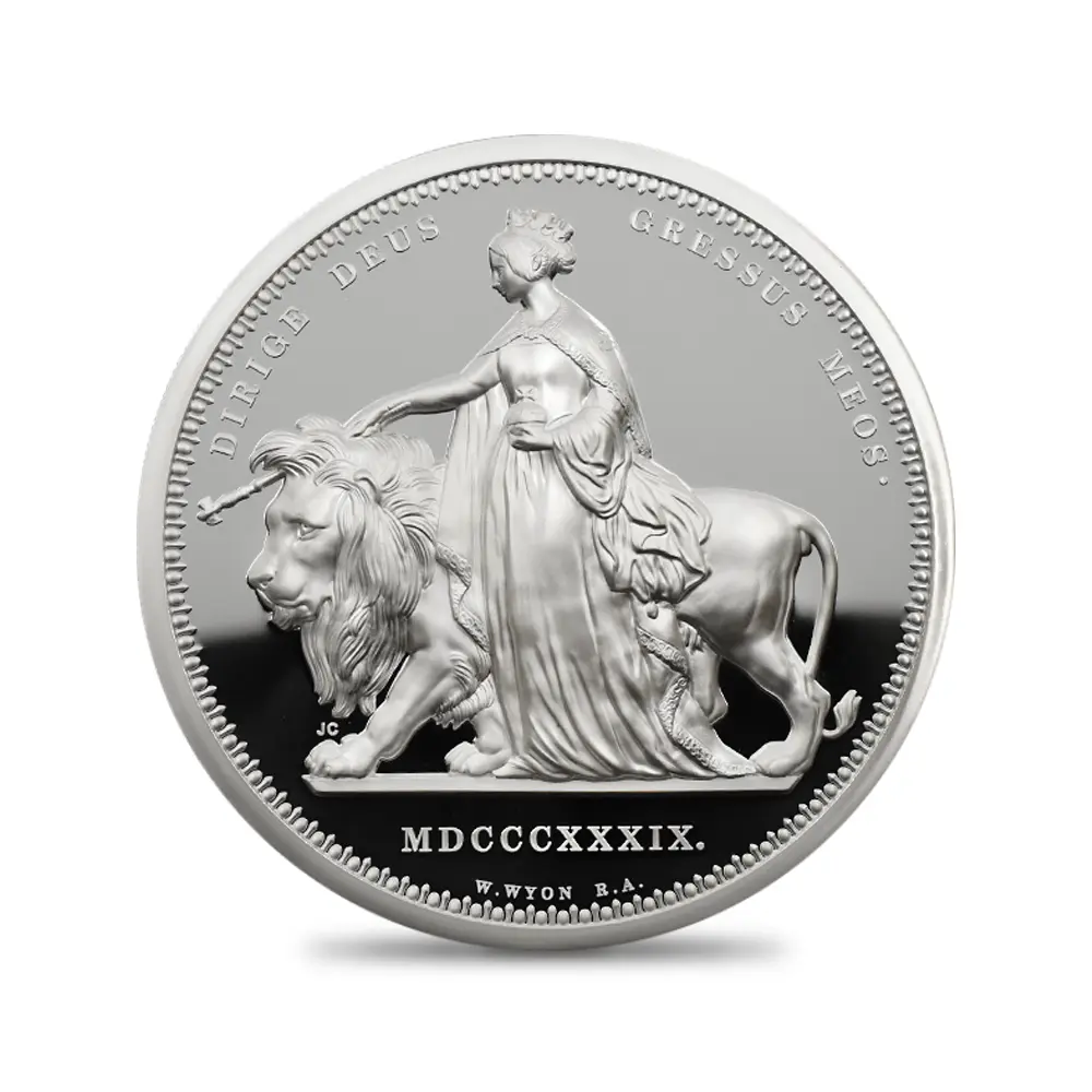 モダンコイン2:6392 オルダニー島 2025 チャールズ3世 ウナ&ライオン ウルトラハイレリーフ 1キロプルーフ銀貨 発行即日鑑定品 NGC PF70UC 箱付き【ご予約承り品】納期約1~2か月