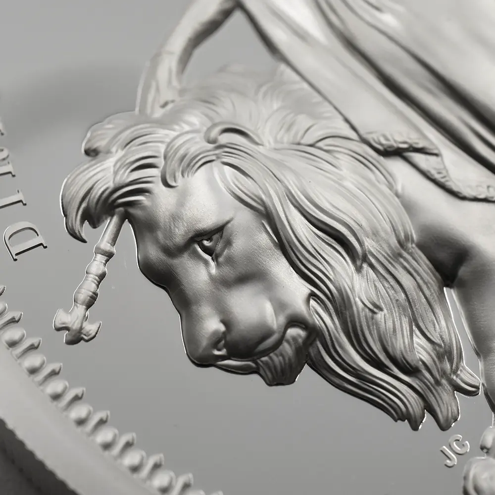 モダンコイン7:6392 オルダニー島 2025 チャールズ3世 ウナ&ライオン ウルトラハイレリーフ 1キロプルーフ銀貨 発行即日鑑定品 NGC PF70UC 箱付き【ご予約承り品】納期約1~2か月