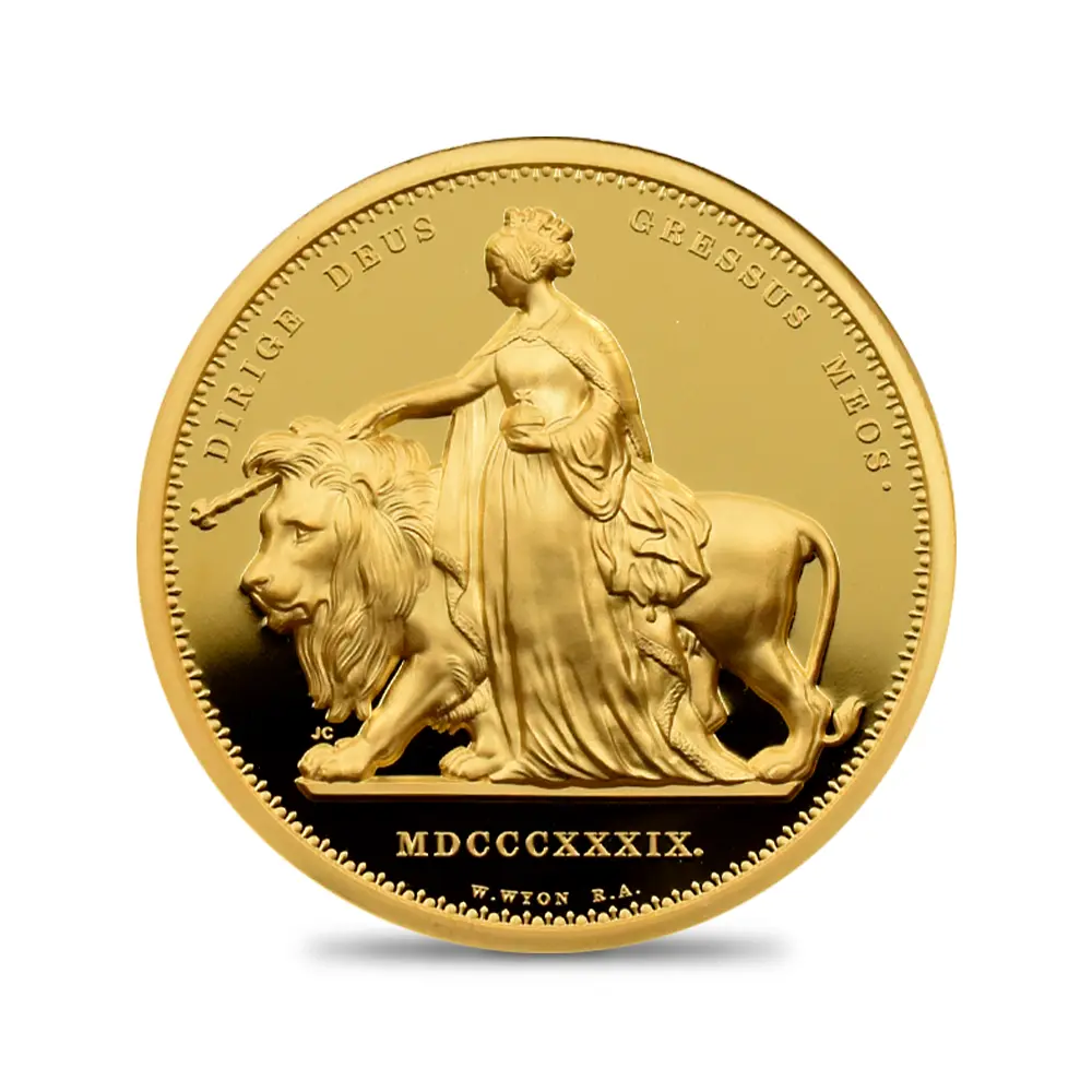 モダンコイン2:6394 オルダニー島 2025 チャールズ3世 ウナ&ライオン ウルトラハイレリーフ 1オンスプルーフ金貨 発行即日鑑定品 NGC PF70UC 箱付き【ご予約承り品】納期約1~2か月