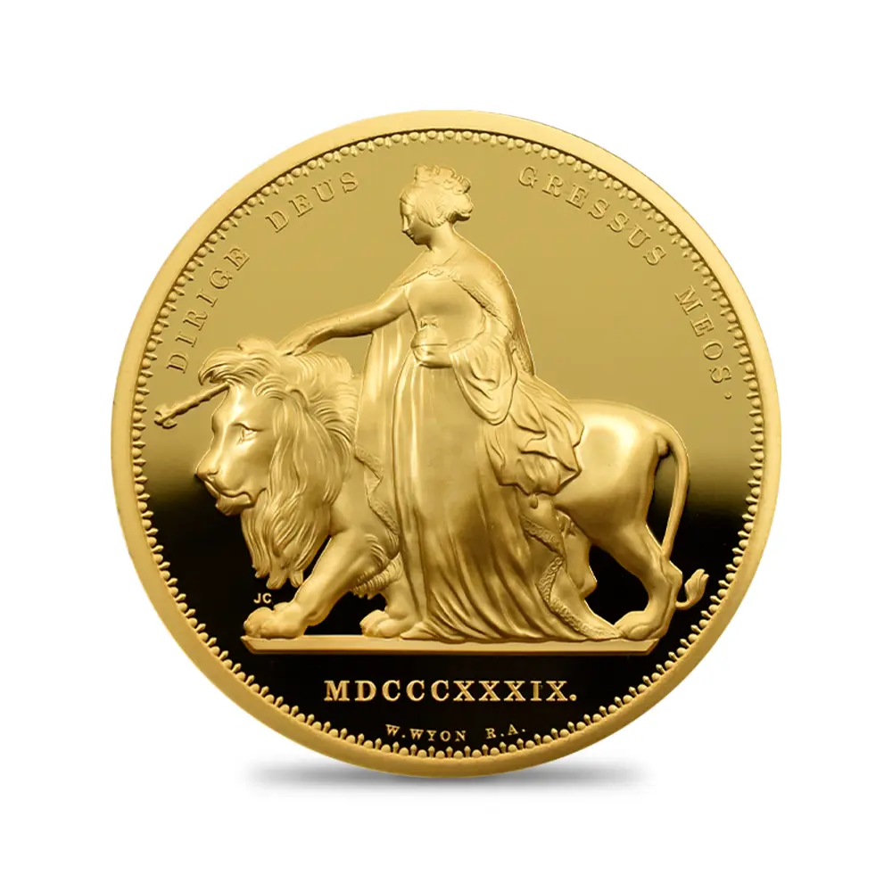 モダンコイン2:6396 オルダニー島 2025 チャールズ3世 ウナ&ライオン ウルトラハイレリーフ 500ポンド5オンスプルーフ金貨 発行即日鑑定品 NGC PF70UC 箱付き