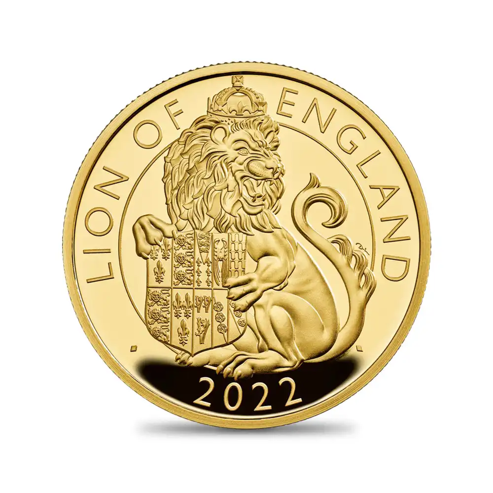 モダンコイン2：1560 2022 エリザベス2世 ロイヤルテューダービースト イングランドのライオン 1000ポンド1キロプルーフ金貨 未鑑定【ご予約承り品】