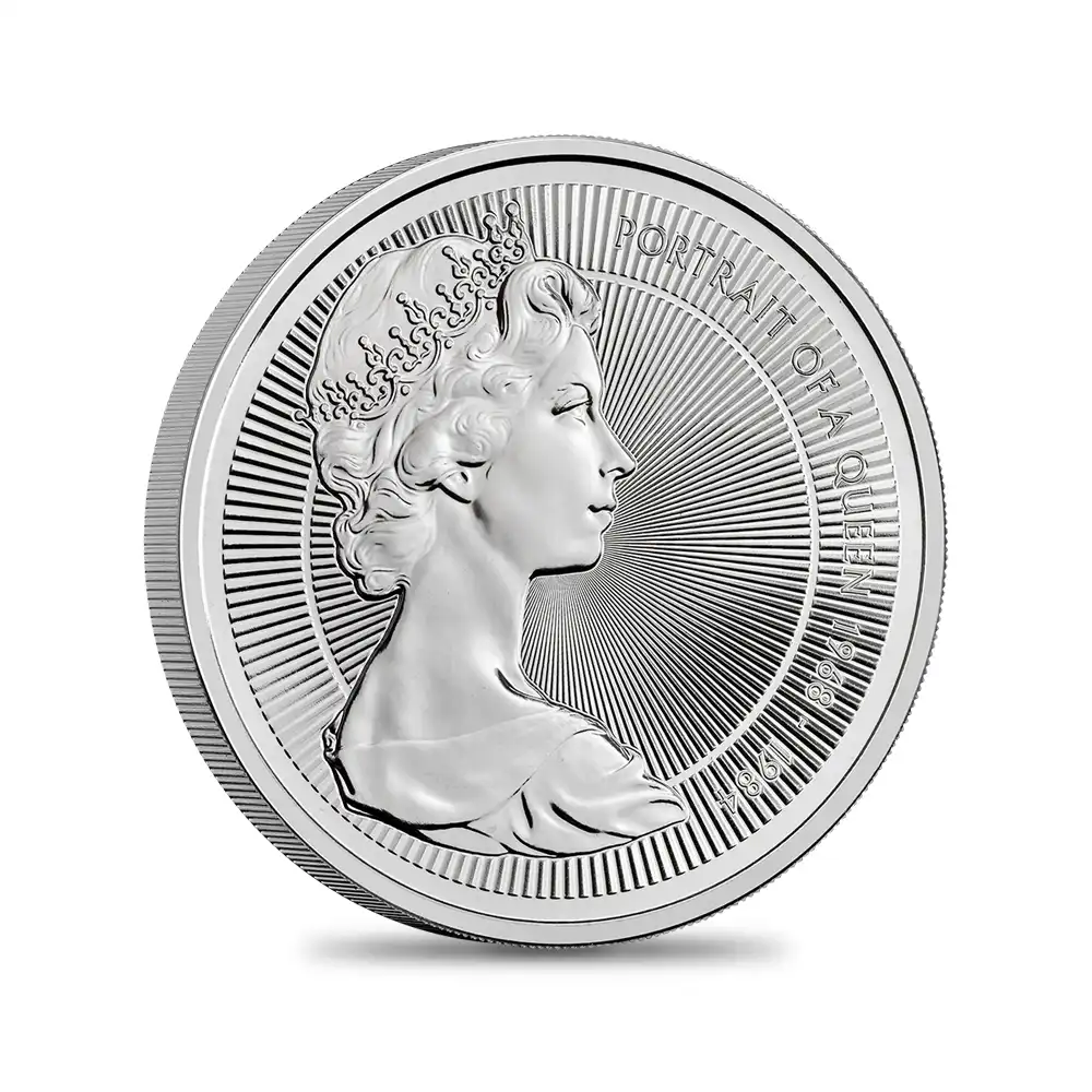 モダンコイン2:6427 2026 チャールズ3世 エリザベス2世のコイン肖像シリーズ 第二弾 ヤングエリザベス 5ポンドBU白銅貨 未鑑定 パッケージ付き【ご予約承り品】