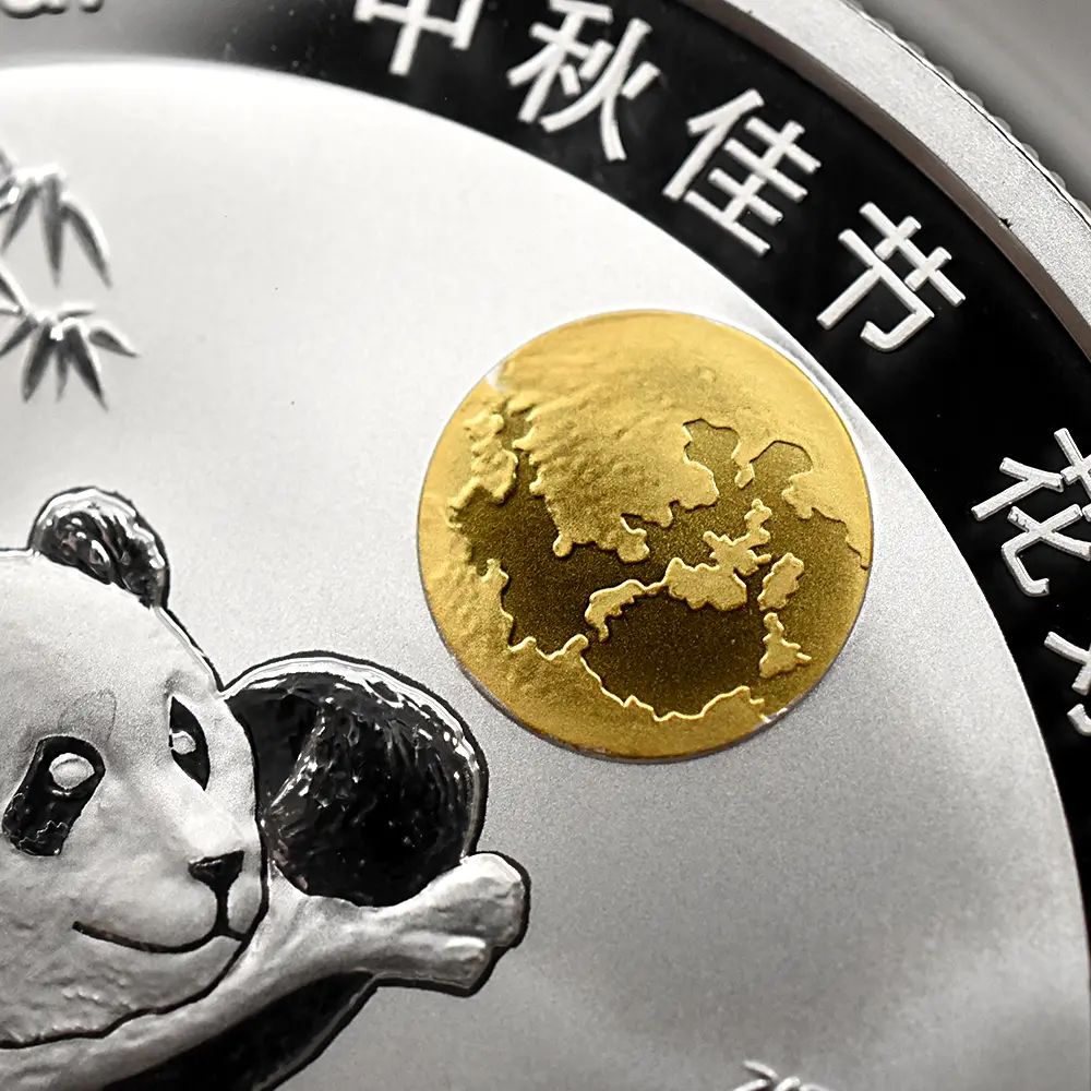 メダル9：6432 中国 2015-2019 パンダ 中秋節 1オンス銀メダル 5枚セット NGC PF70UC 箱付き