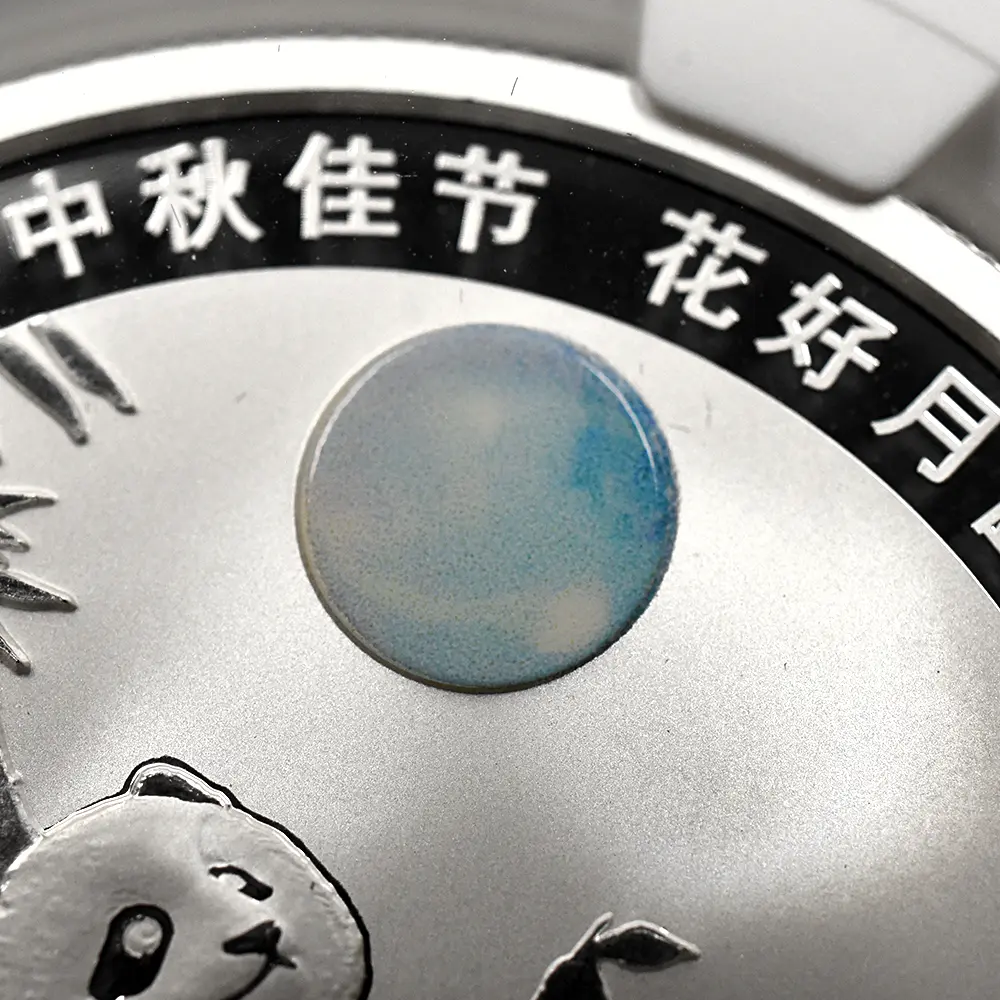 メダル12：6432 中国 2015-2019 パンダ 中秋節 1オンス銀メダル 5枚セット NGC PF70UC 箱付き