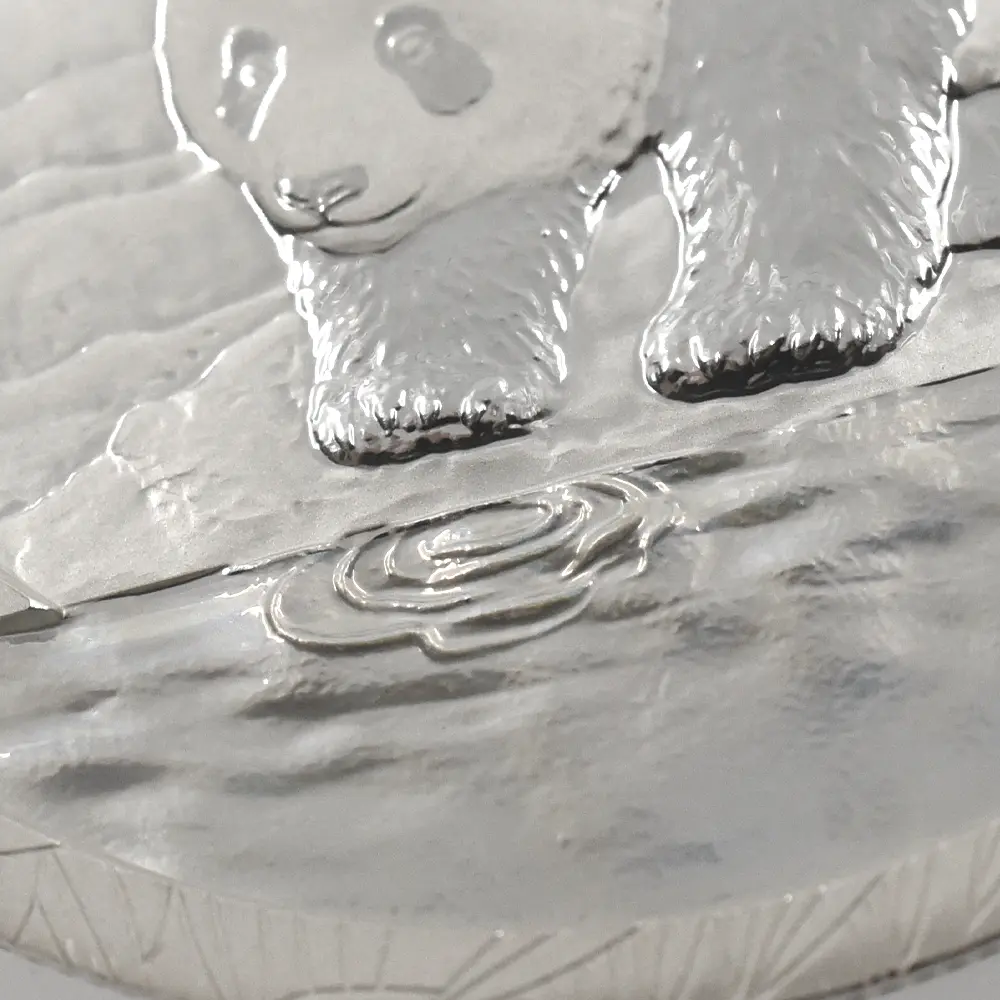 メダル11：6435 中国 2015-2019 パンダ 中秋節 2オンス銀メダル 5枚セット NGC PF70UC 箱付き