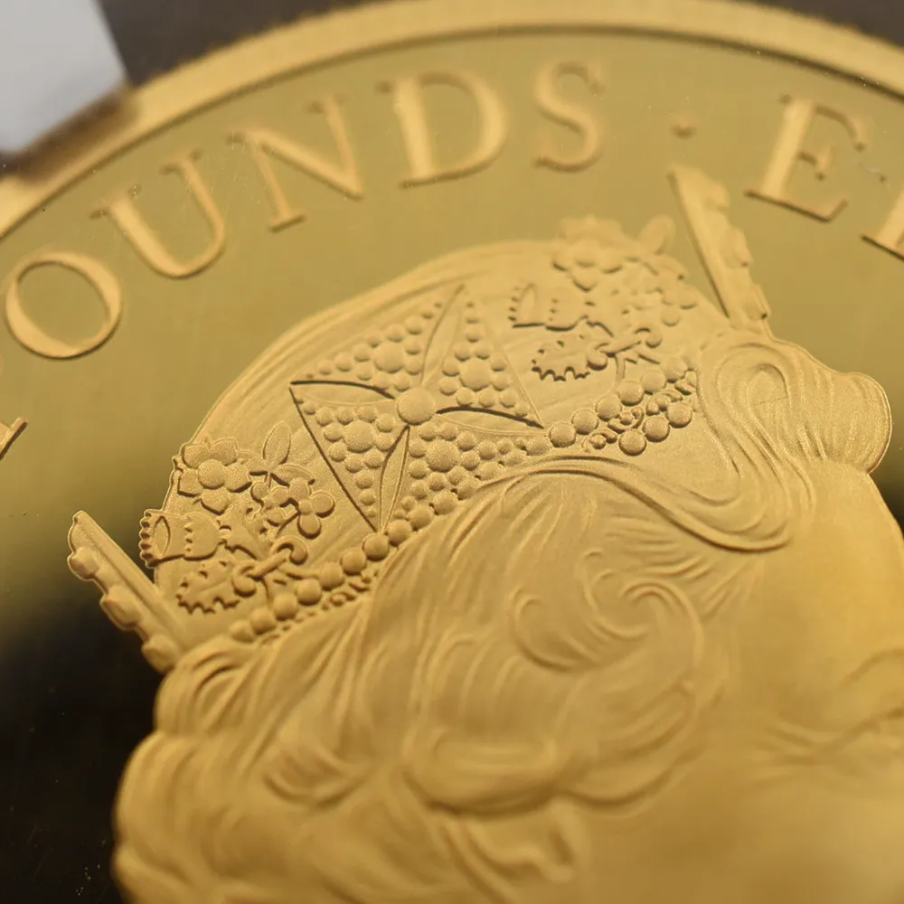 モダンコイン15:6436 2021 エリザベス2世 クイーンズビースト コンプリーター 英国王室の十大守護獣 100ポンド1オンス金貨 NGC PF70UC 箱付き