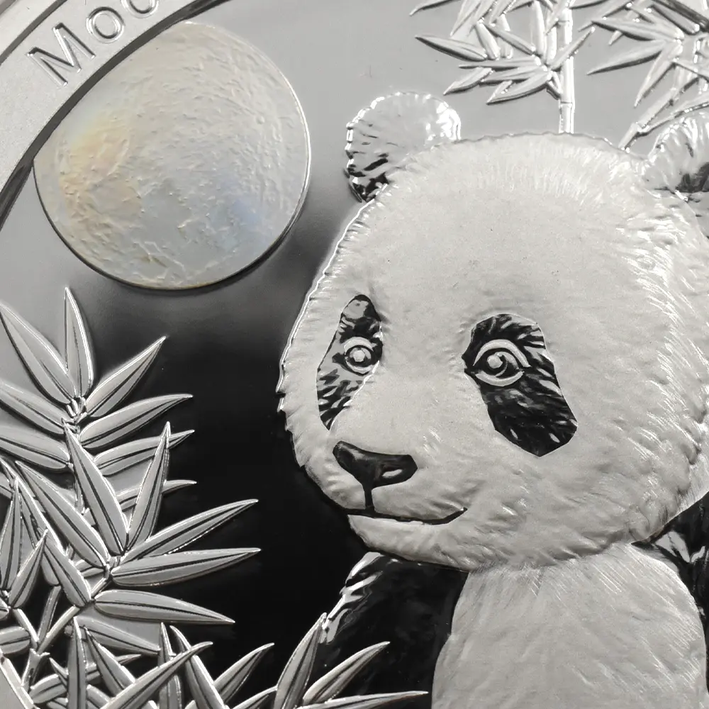 メダル13：6437 中国 2020-2024 パンダ 中秋節り 2オンス銀メダル 5枚セット NGC PF70UC 箱付き