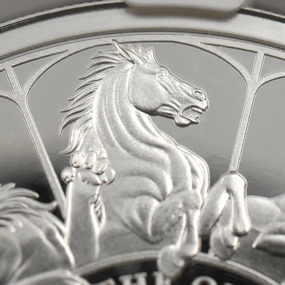 モダンコイン9:6445 2021 エリザベス2世 クイーンズビースト コンプリーター 英国王室の十大守護獣 2ポンド1オンス銀貨 NGC PF70UC 箱付き