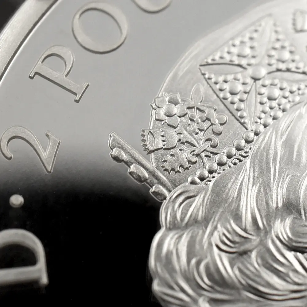 モダンコイン11:6445 2021 エリザベス2世 クイーンズビースト コンプリーター 英国王室の十大守護獣 2ポンド1オンス銀貨 NGC PF70UC 箱付き