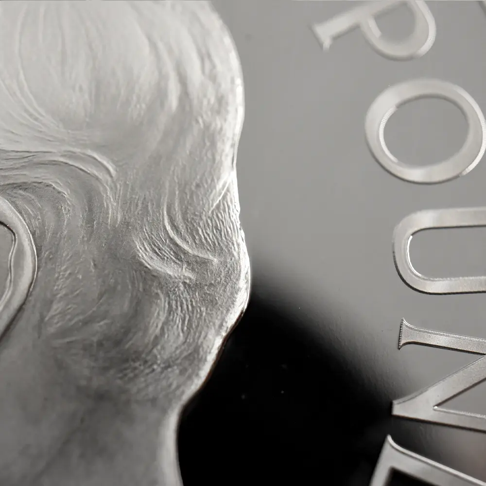 モダンコイン14:6446 2024 チャールズ3世 ワーテルロー・メダル - 連合国代表 10ポンド5オンス銀貨 ファーストリリース NGC PF70UC 箱付き