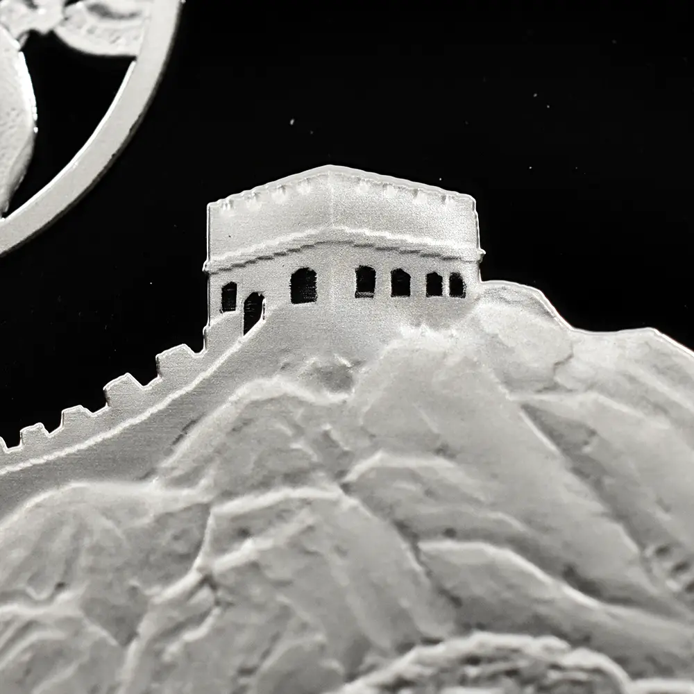 地金型15：6451 中国 2020-2024 パンダ 中秋節 1オンス銀メダル 5枚セット 未鑑定