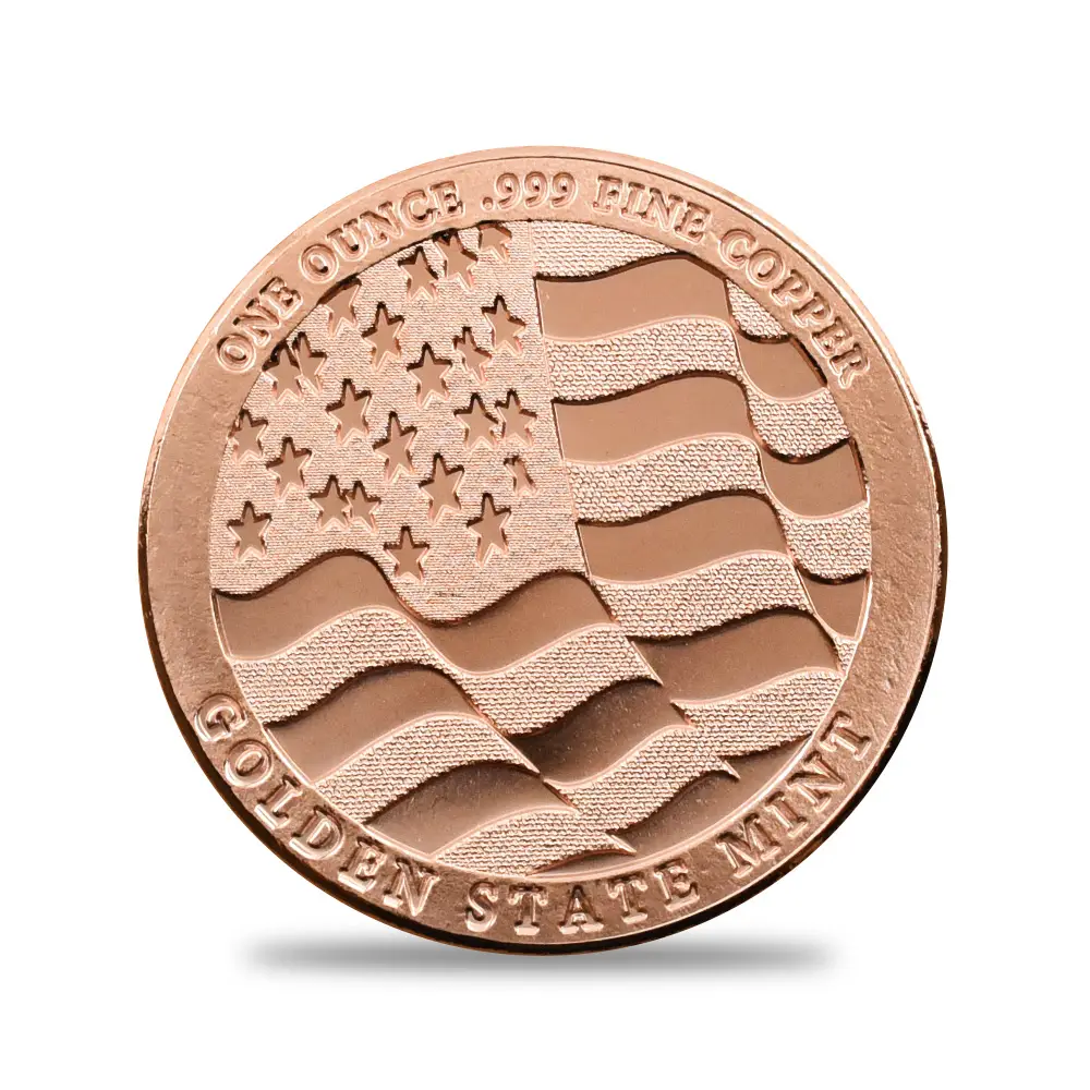 地金型3：3825 アメリカ イーグル 1オンス 銅メダル 【1枚】 (コインケース付き)
