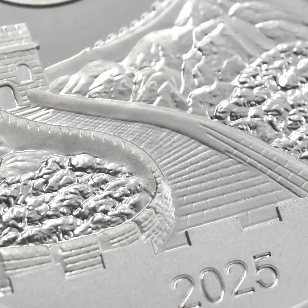 メダル11：6449 中国 2025 パンダ 中秋節10周年記念 1オンス銀メダル NGC PF70UC COA付き