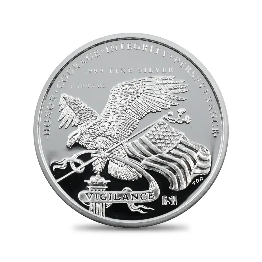 地金型3：5101 アメリカ 2024 ドナルド・J・トランプ 第45代・第47代大統領記念 1オンス 銀メダル【10枚】
