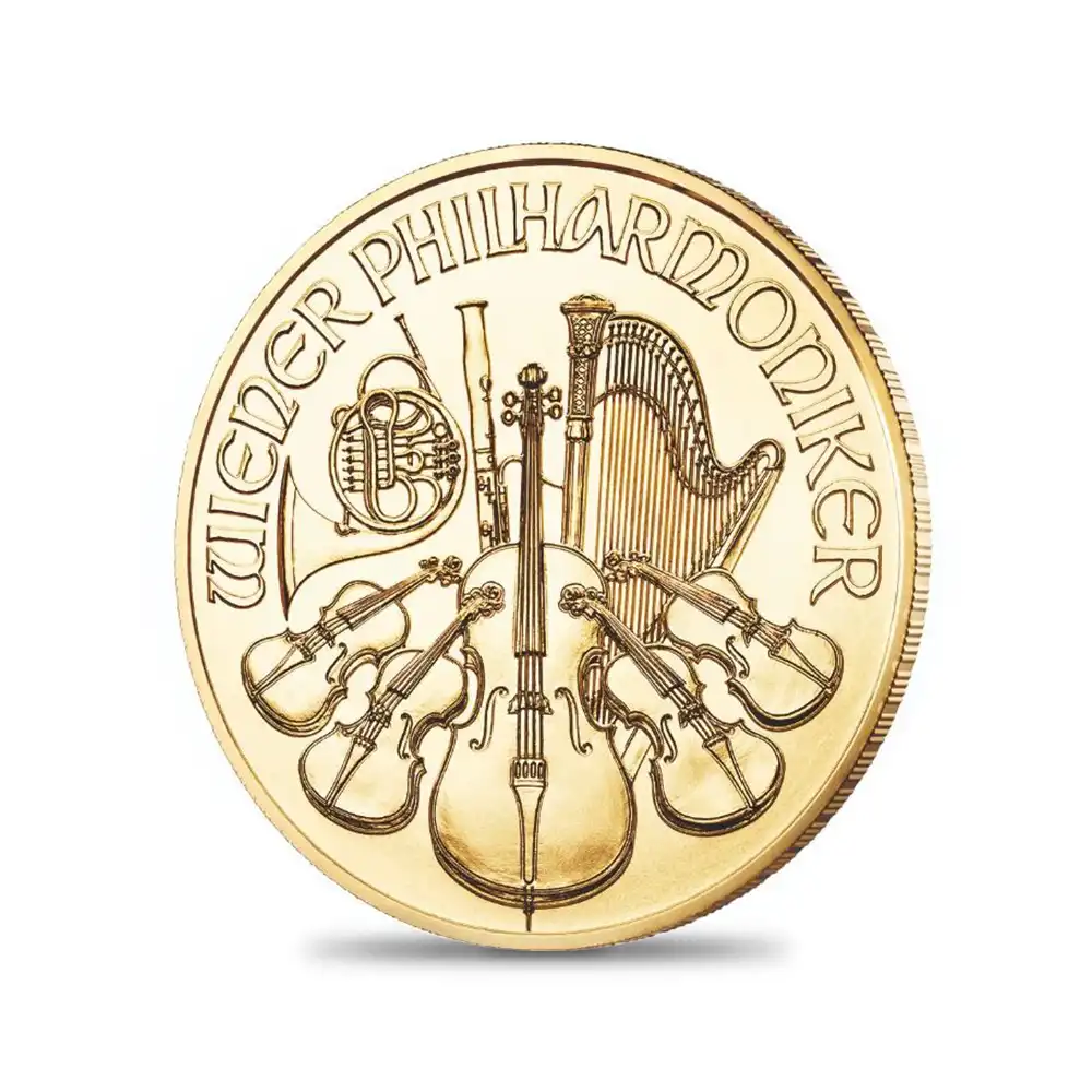 地金型4：1404 オーストリア 2022 25ユーロ1/4オンス ウィーン 金貨【ご予約承り品】