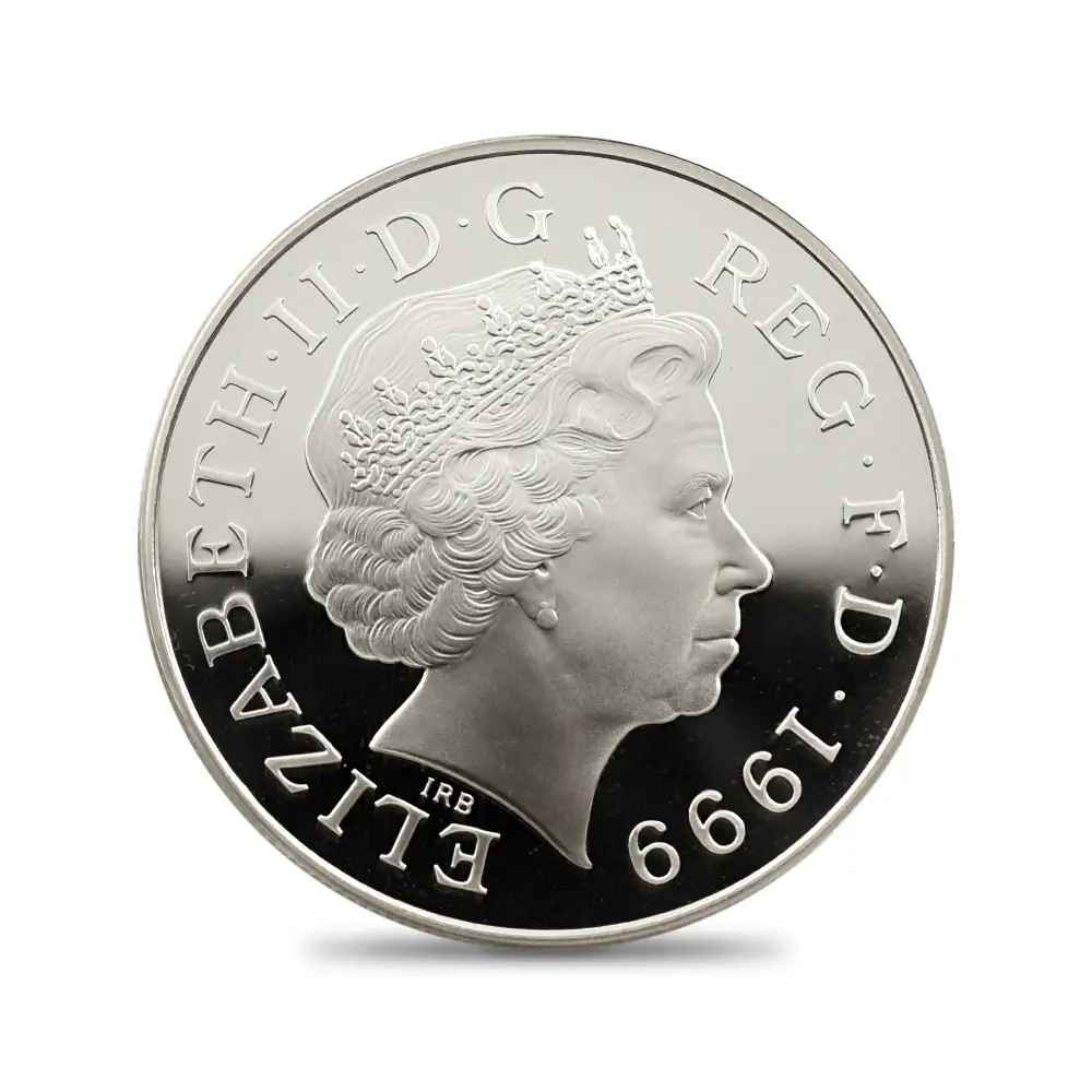 モダンコイン3:6456 1999 エリザベス2世 ダイアナ妃追悼記念 5ポンド銀貨 PCGS PR69DC S-L6 箱付き