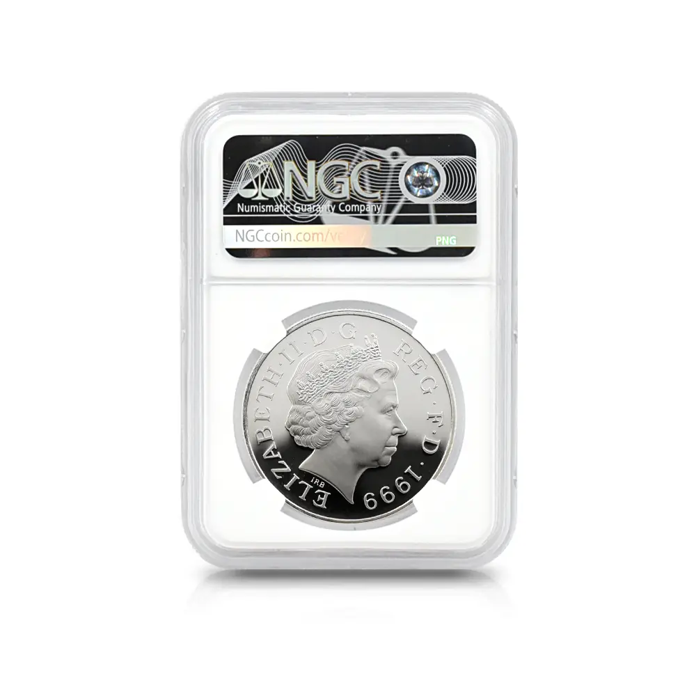 モダンコイン5:6461 1999 エリザベス2世 ダイアナ妃追悼記念 5ポンド銀貨 NGC PF69UC