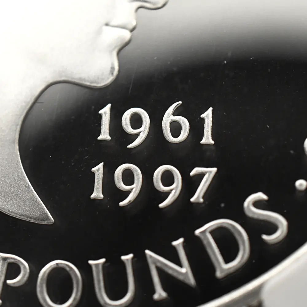 モダンコイン10:6461 1999 エリザベス2世 ダイアナ妃追悼記念 5ポンド銀貨 NGC PF69UC