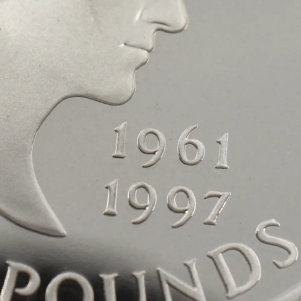 モダンコイン7：6462 1999 エリザベス2世 ダイアナ妃追悼記念 5ポンド銀貨 NGC PF69UC