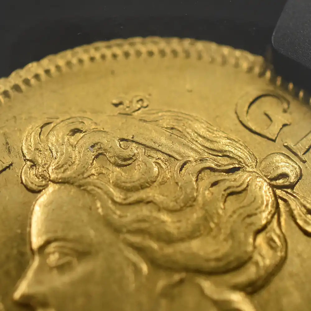 アンティークコイン8：6463 1708 アン女王 ギニー金貨 NGC MS62 S-3572