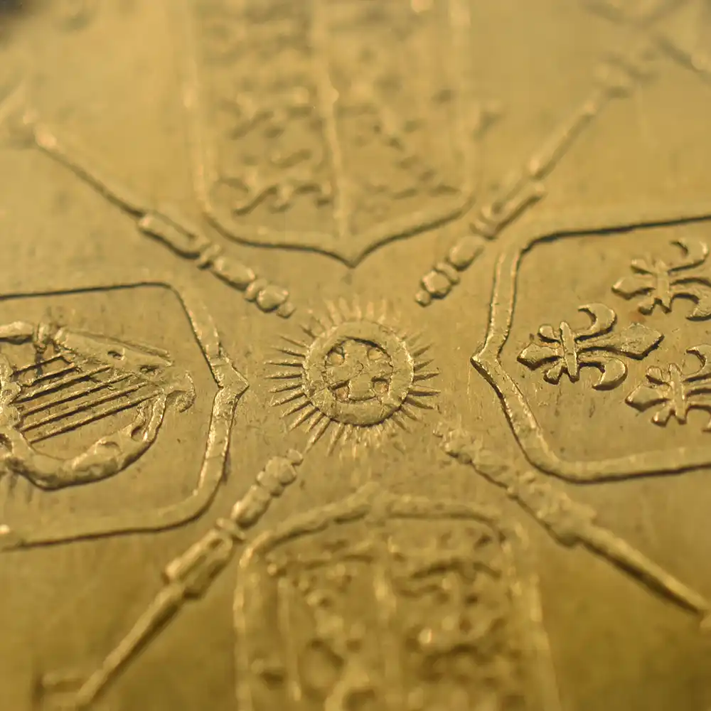 アンティークコイン11：6463 1708 アン女王 ギニー金貨 NGC MS62 S-3572