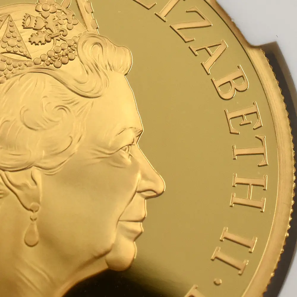 モダンコイン13：6454 2020 エリザベス2世 ミュージックレジェンド第3弾 デヴィッド・ボウイ 200ポンド2オンス金貨 ファーストリリース NGC PF70UC 箱付き