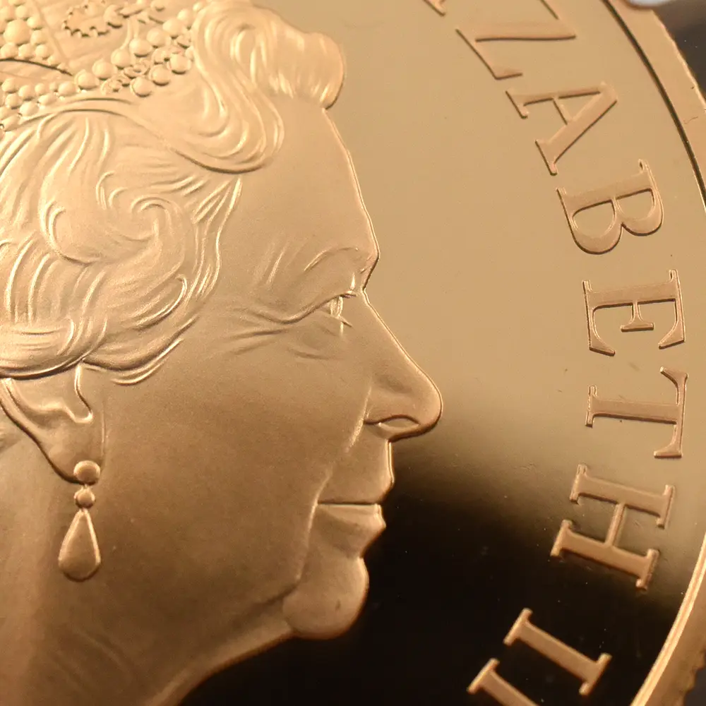 モダンコイン10：6455 2018 エリザベス2世 ジョージ王子誕生5周年記念 5ポンド金貨 NGC PF70UC