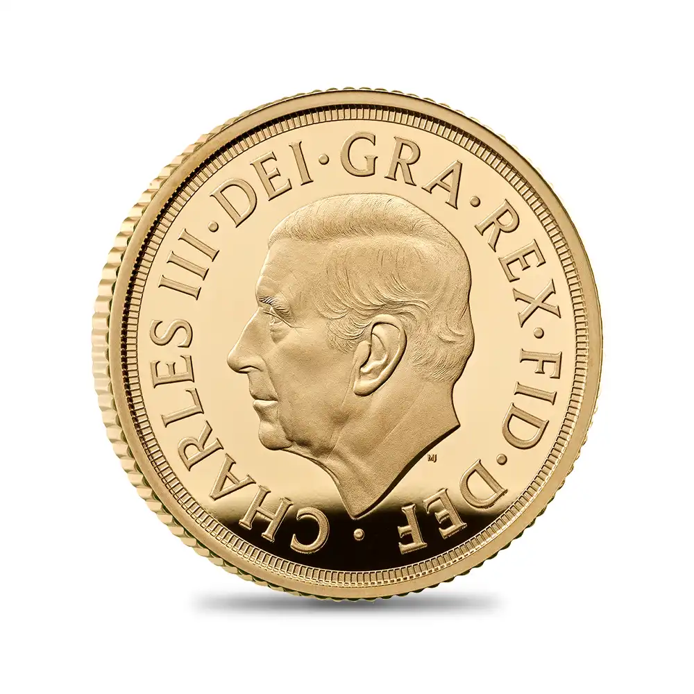 モダンコイン3：6467 2026 チャールズ3世 聖ジョージ竜退治 ソブリンプルーフ金貨 未鑑定 箱付き【ご予約承り品】