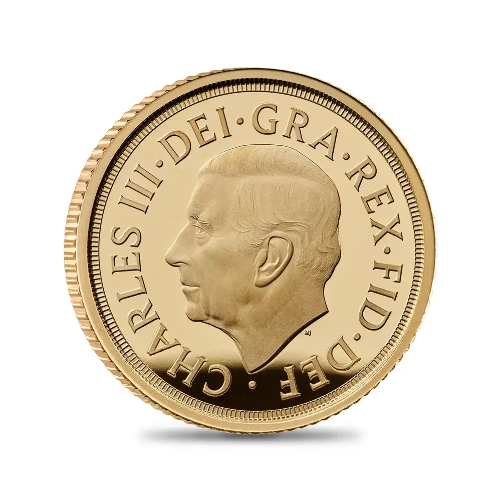 モダンコイン5：6469 2026 チャールズ3世 聖ジョージ竜退治 1・1/2・1/4ソブリンプルーフ金貨 未鑑定 箱付き【ご予約承り品】
