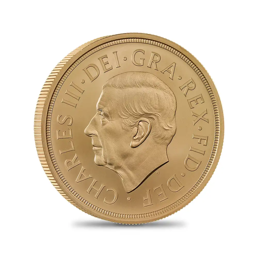 モダンコイン3：6471 2026 チャールズ3世 聖ジョージ竜退治 5ソブリンBU金貨 未鑑定 箱付き【ご予約承り品】