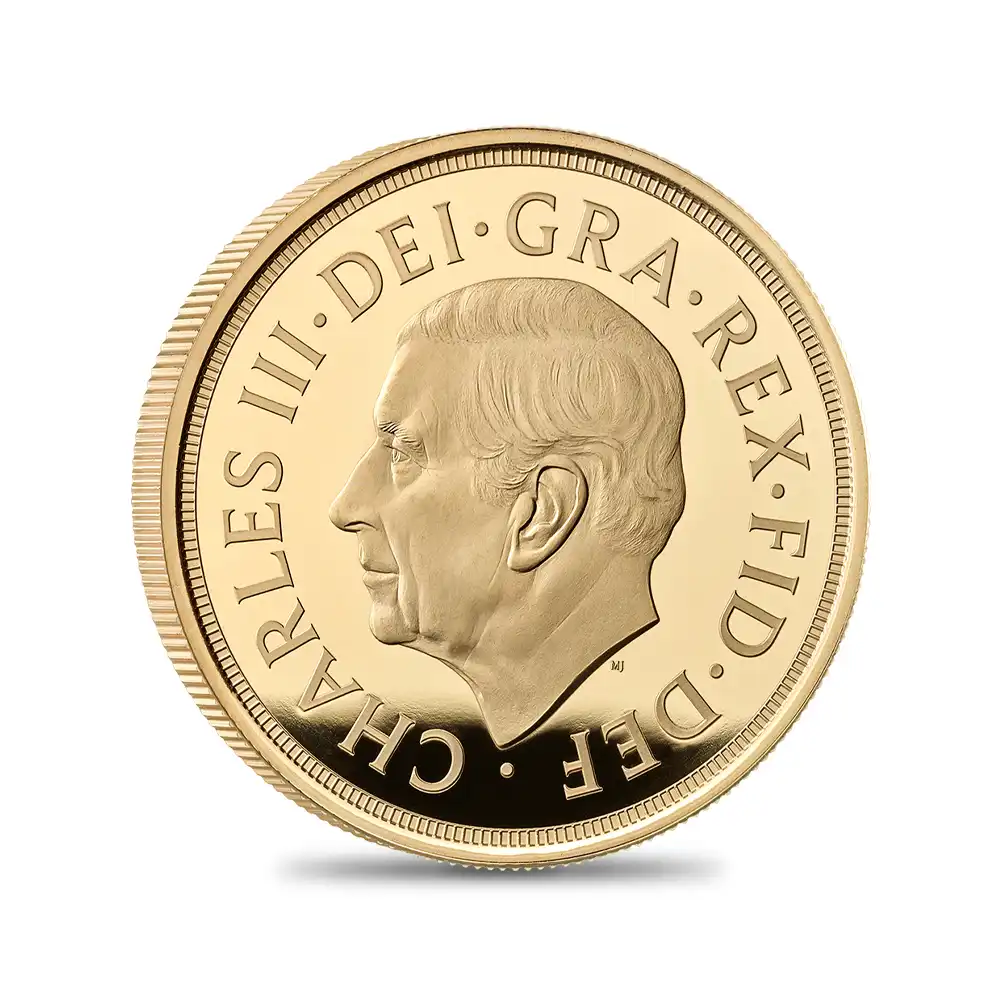 モダンコイン3:6470 2026 チャールズ3世 聖ジョージ竜退治 5・2・1・1/2・1/4ソブリンプルーフ金貨 未鑑定 箱付き【ご予約承り品】