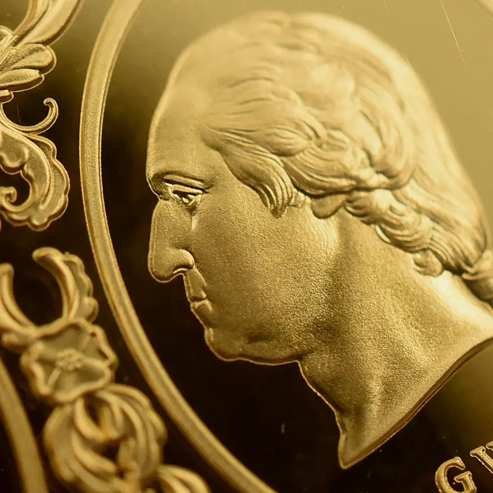 モダンコイン12：6481 2025 チャールズ3世 アメリカ独立戦争250周年 ジョージ3世＆ジョージ・ワシントン 100ポンド1オンス金貨  発行即日鑑定品 NGC PF70UC 箱付き