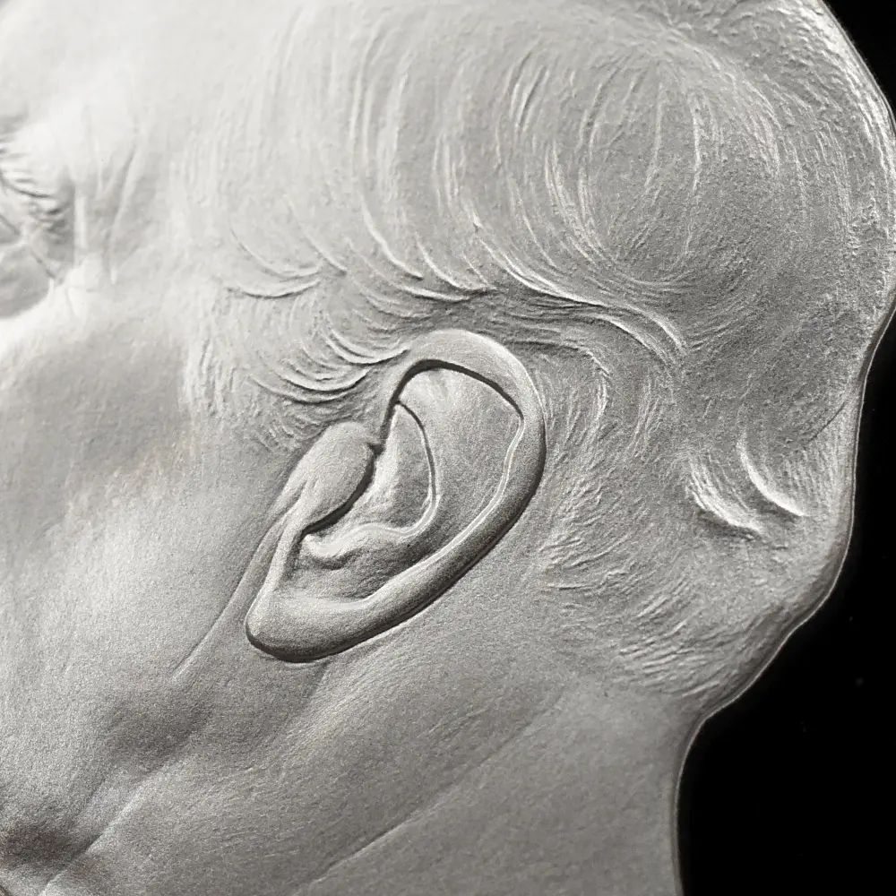 モダンコイン15：6474 2025 チャールズ3世 アメリカ独立戦争250周年 ジョージ3世＆ジョージ・ワシントン 2ポンド1オンス銀貨 発行即日鑑定品 NGC PF70UC 箱付き