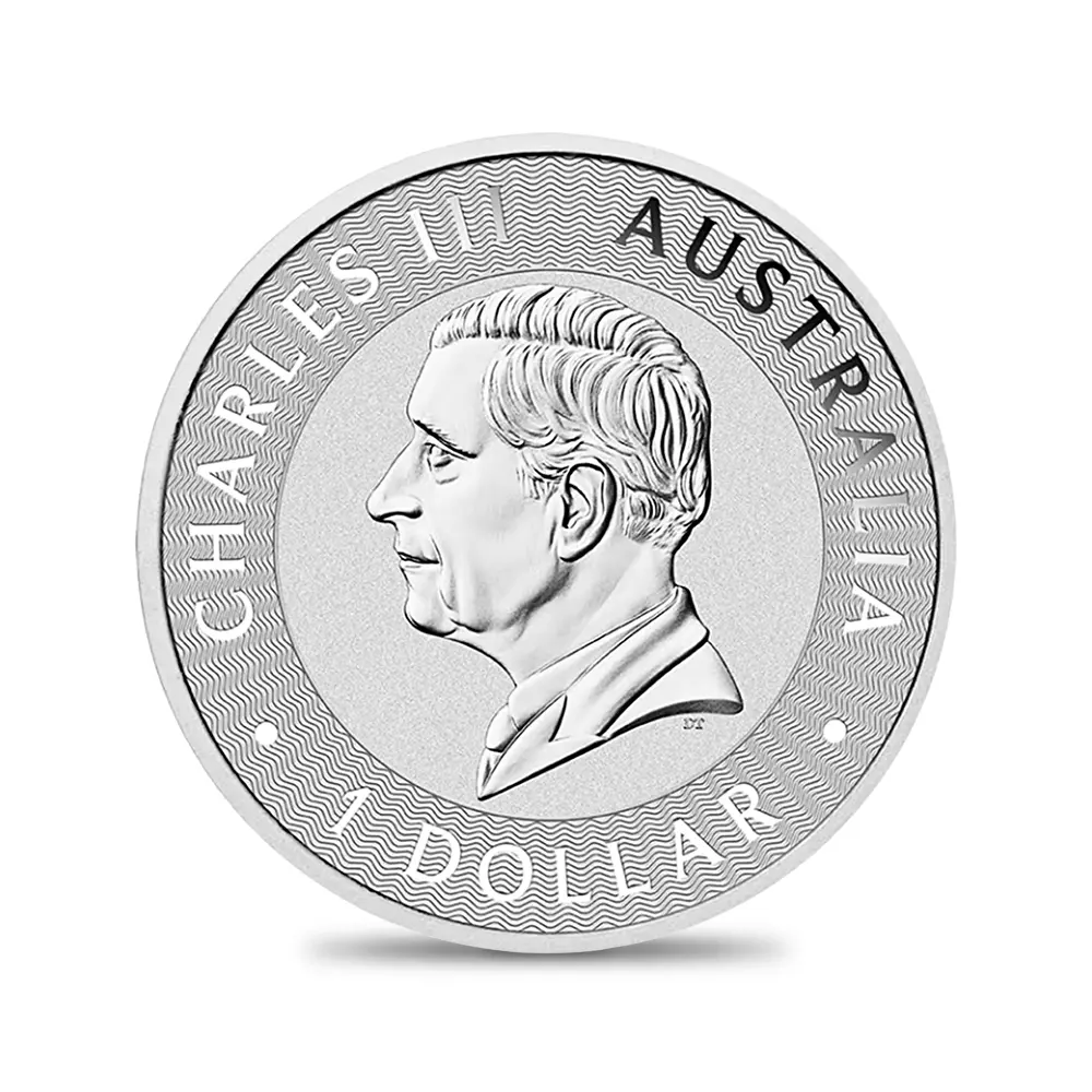 地金型3:6484 オーストラリア 2026 カンガルー 1ドル 1オンス 銀貨 【100枚】 (コインチューブ付き)