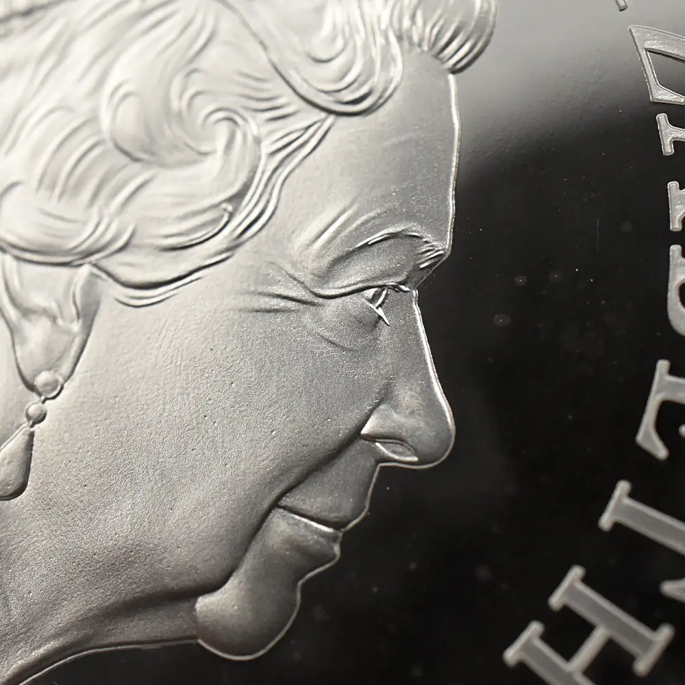 モダンコイン14:6487 2020 エリザベス2世 スリーグレーセス 5ポンド 2オンス銀貨 発行即日鑑定品 NGC PF69UC 箱付き