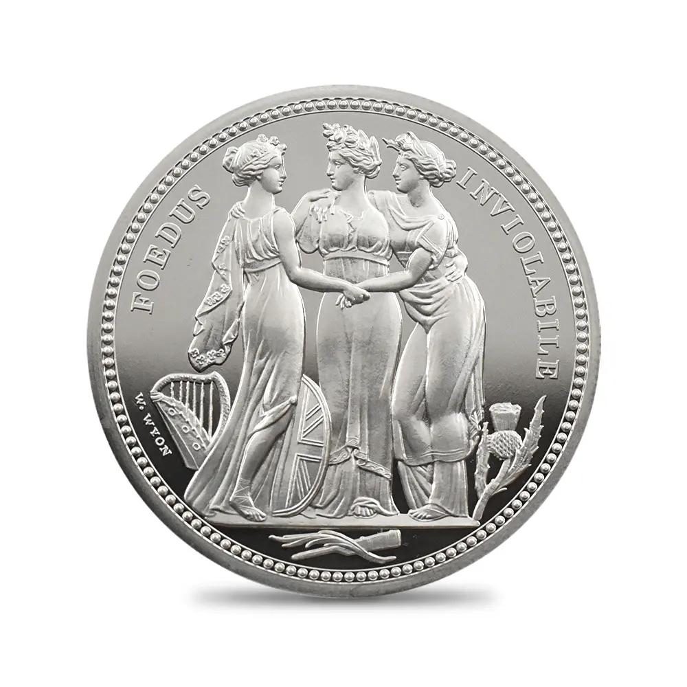 モダンコイン2:6487 2020 エリザベス2世 スリーグレーセス 5ポンド 2オンス銀貨 発行即日鑑定品 NGC PF69UC 箱付き