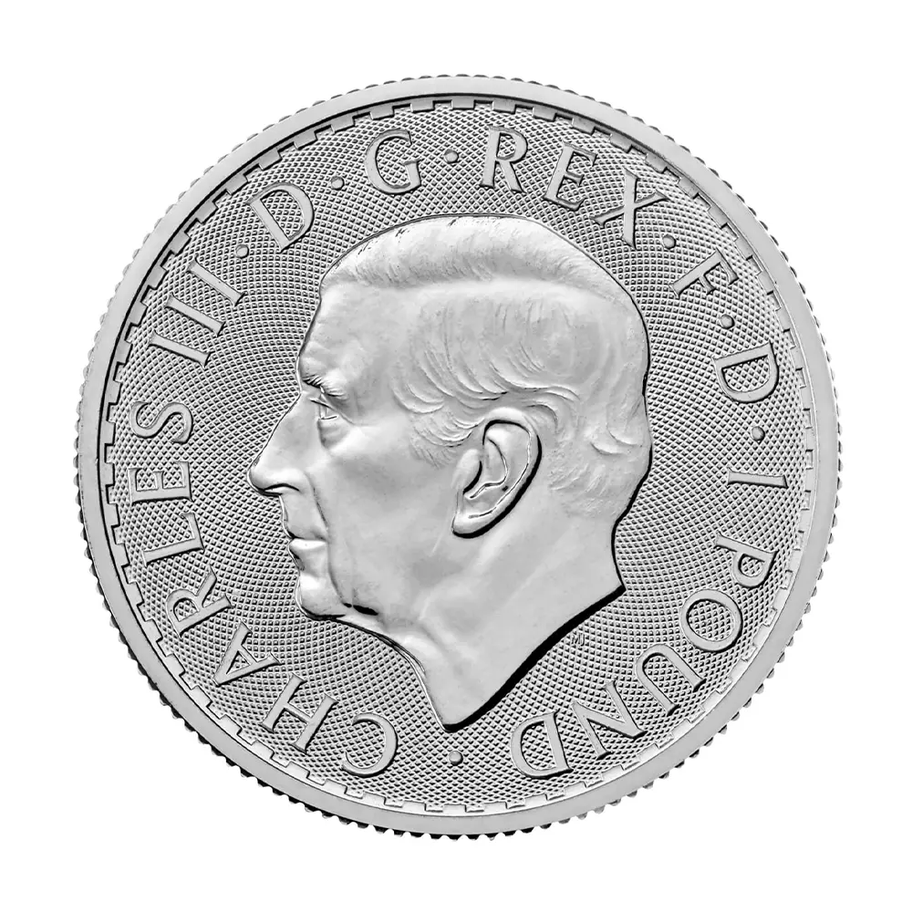 地金型3：6321 イギリス 2026 チャールズ3世 ブリタニア 20ペンス 1/10オンス 銀貨 【320枚】 (モンスターボックス付き)