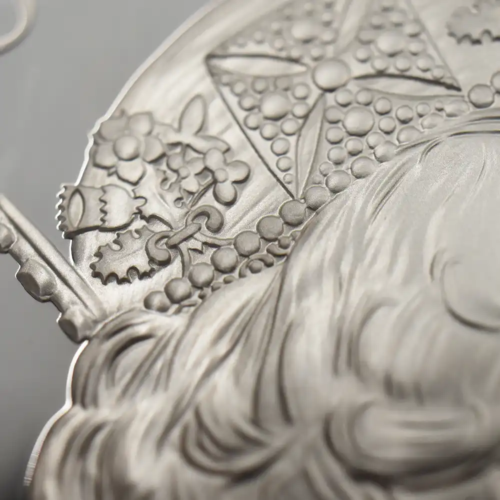 モダンコイン12:1068 2015 エリザベス2世 シャーロット王女洗礼記念 10ポンド5オンス銀貨 NGC GEM PROOF 付属品付き