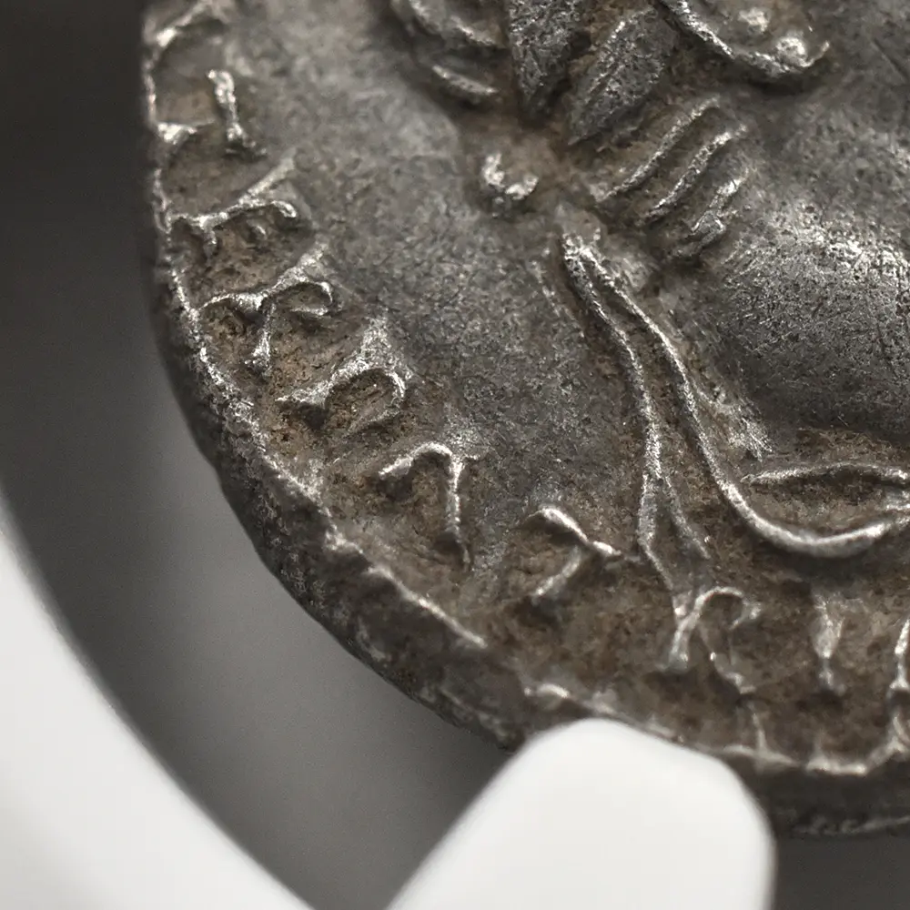 古代コイン8：6520 古代ローマ帝国 紀元前27-紀元14 アウグストゥス デナリウス銀貨 NGC AU Strike: 4/5 Surface: 3/5