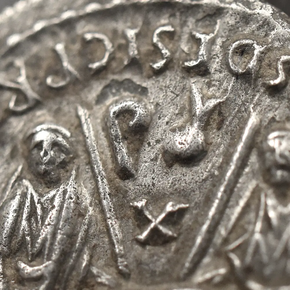 古代コイン10：6520 古代ローマ帝国 紀元前27-紀元14 アウグストゥス デナリウス銀貨 NGC AU Strike: 4/5 Surface: 3/5