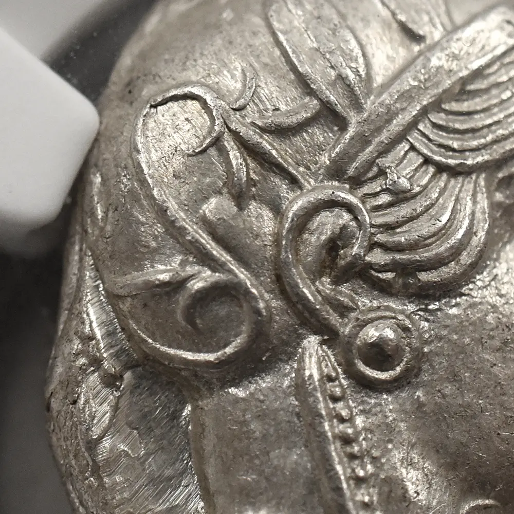 古代コイン8：6521 古代ギリシャ 紀元前440-404 アテナ フクロウ テトラドラクマ 銀貨 NGC MS Strike: 4/5 Surface: 5/5