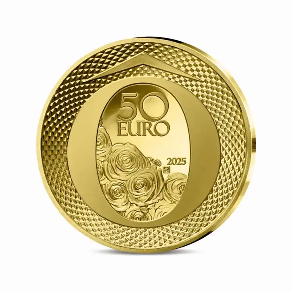 モダンコイン3:6504 フランス 2025 フランスの卓越 ランコム 50ユーロ1/4オンスプルーフ金貨 未鑑定 箱付き【ご予約承り品】