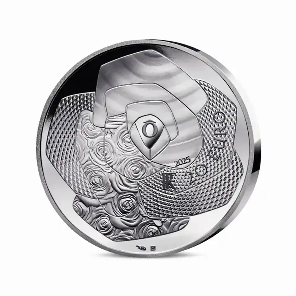 モダンコイン3：6506 フランス 2025 フランスの卓越 ランコム 20ユーロ1オンスプルーフ銀貨 未鑑定 箱付き【ご予約承り品】