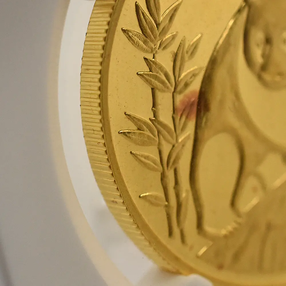 地金型13：6526 中国 1990 パンダ 100元1オンス金貨 NGC MS68